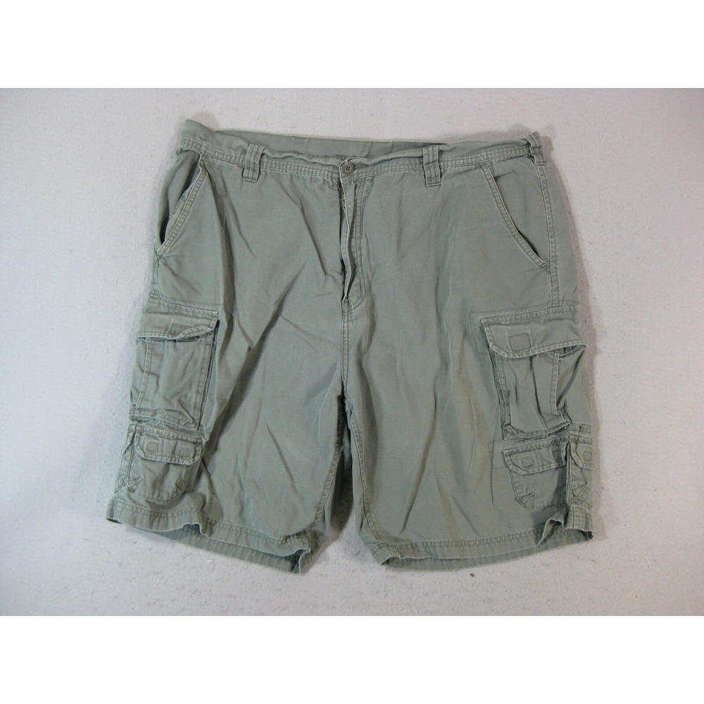 Architect cargo hiking shorts men's 40x 10 green cotton outdoor multi pockets